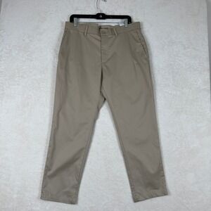 Banana Republic Slim Fit Chinos Men's 34x30 Beige Casual Dress Pants Work Wear